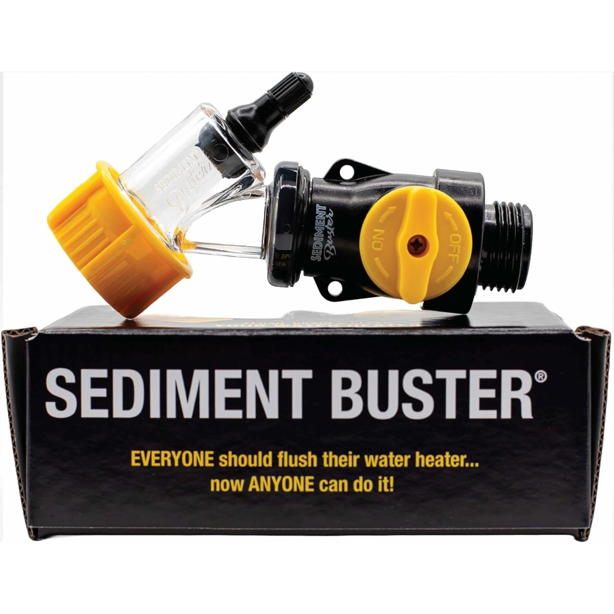 Sediment Buster - Tankless Water Heater Cleaning Kit, Descaler Kit for Cleaning, Draining, and Flushing an On-Demand, Electric or Gas Heater, Includes 5-Gallon Bucket, Submersible Pump & Hoses